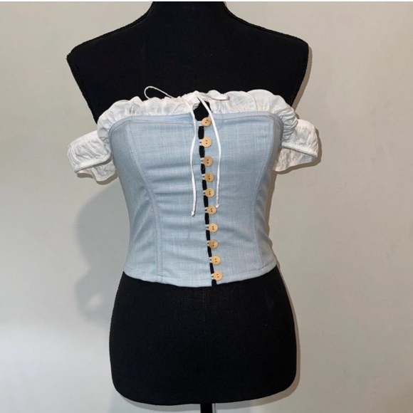 Urban Outfitters Out From Under Corset Top NWOT - Picture 3 of 5